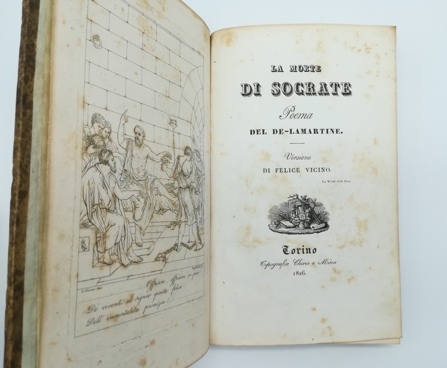 La morte di Socrate. Poema del De - Lamartine. Versione...
